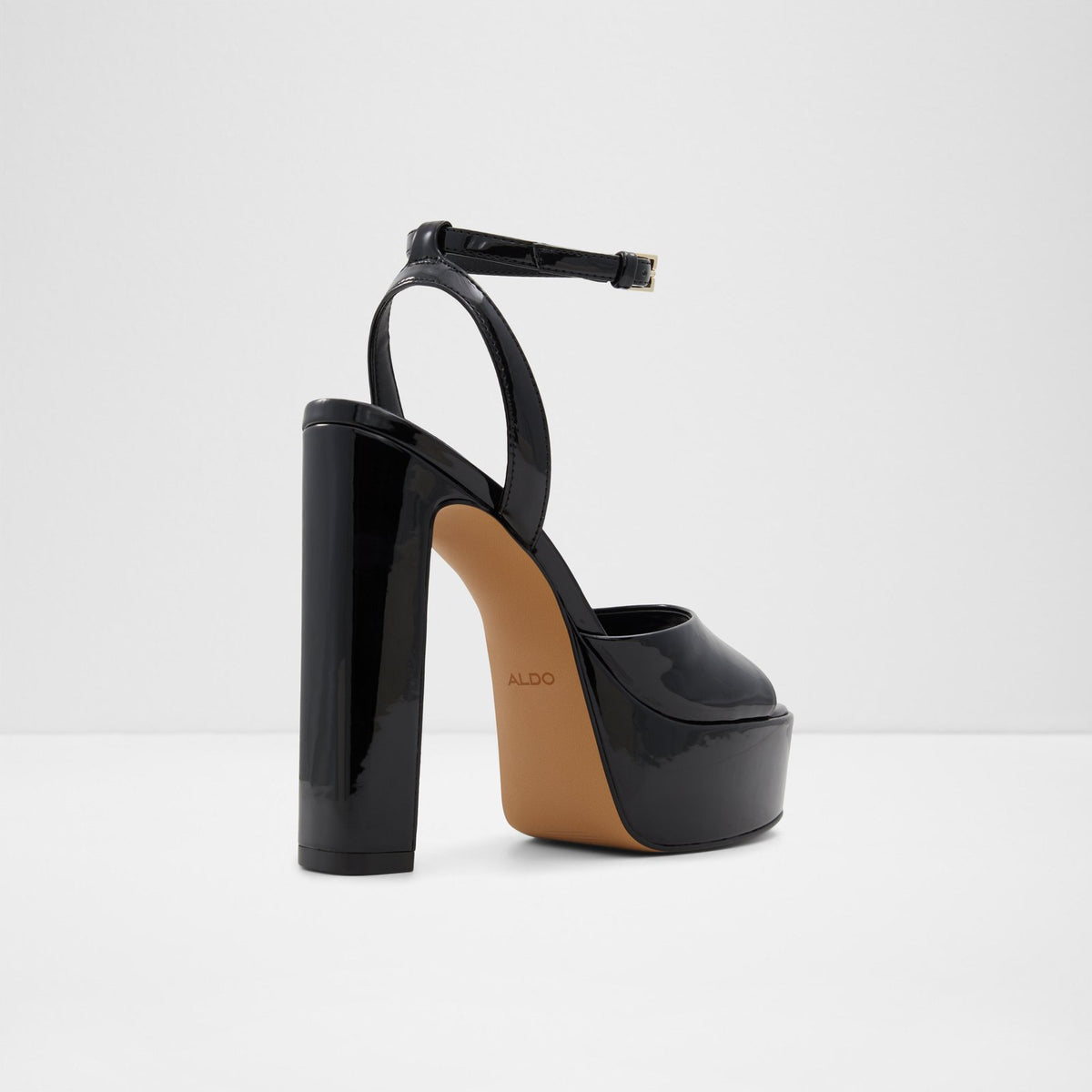 Aldo black platform on sale sandals