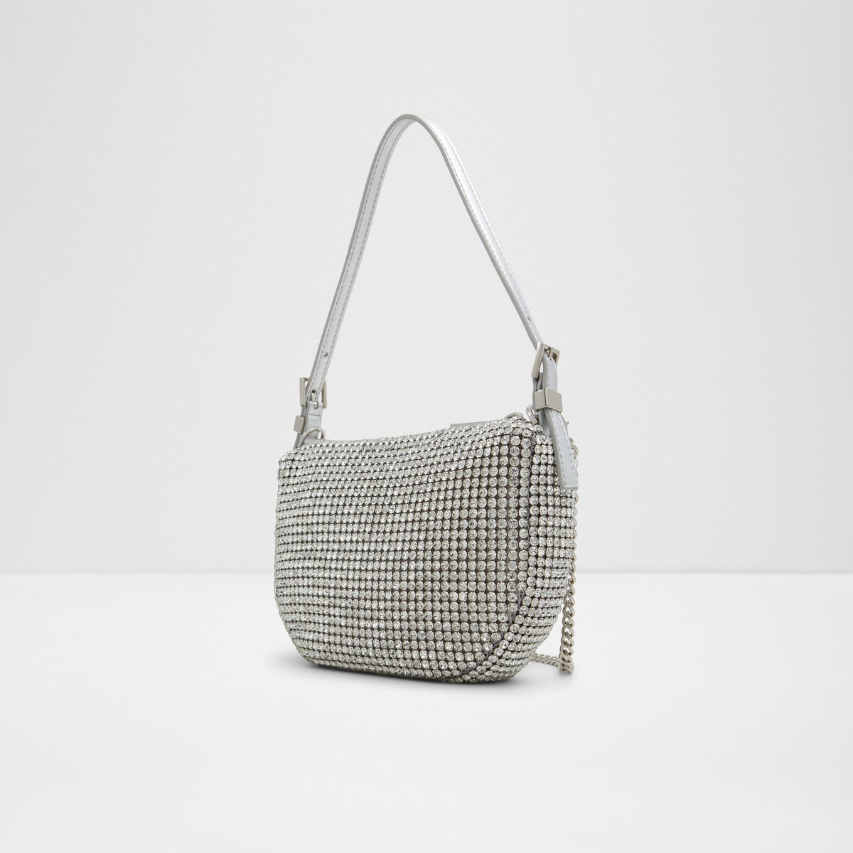 Mistera Handbags Silver By Aldo