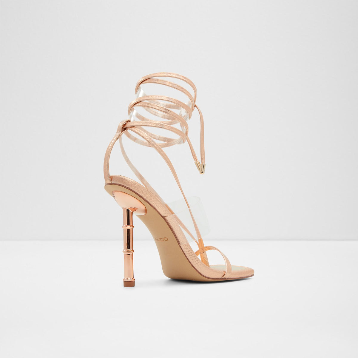 Elektra Women Heeled Sandals Rose Gold by Aldo