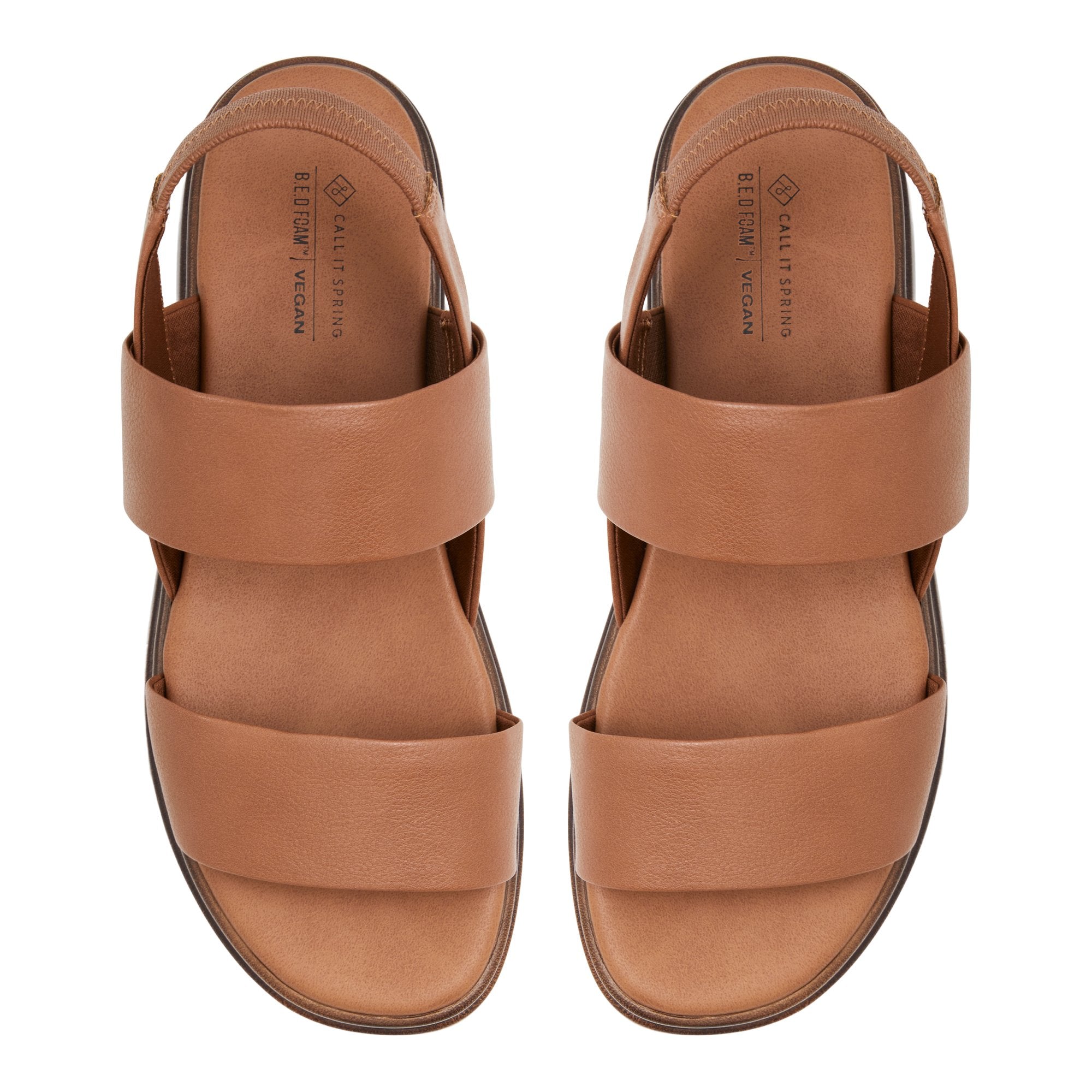 Cognac Adia Ladies Footwear