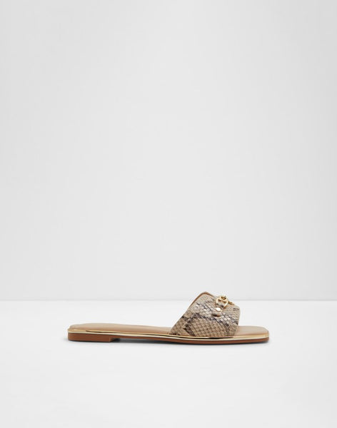 Alamassi Brown Multi Women's Flat Sandals by Aldo