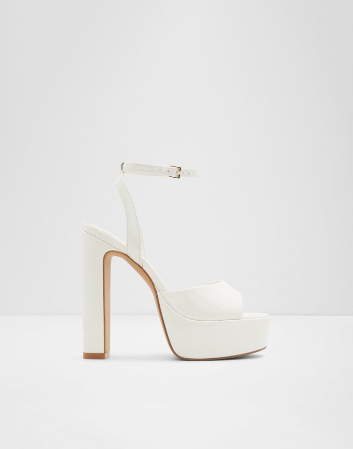 Aneissa / Heeled Sandals Women Shoes - White-Bone - ALDO KSA