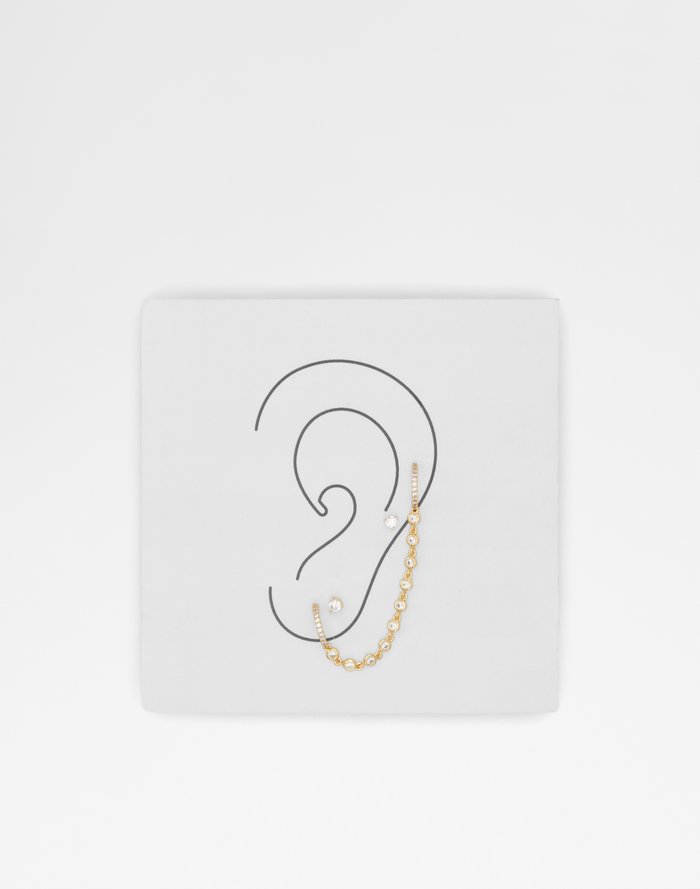 Asajan / Earring Accessory - Gold-Clear Multi - ALDO KSA