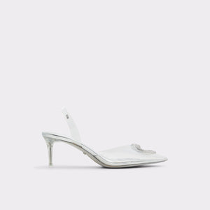 Barbieslingb / Heeled Women Shoes - Silver - ALDO KSA