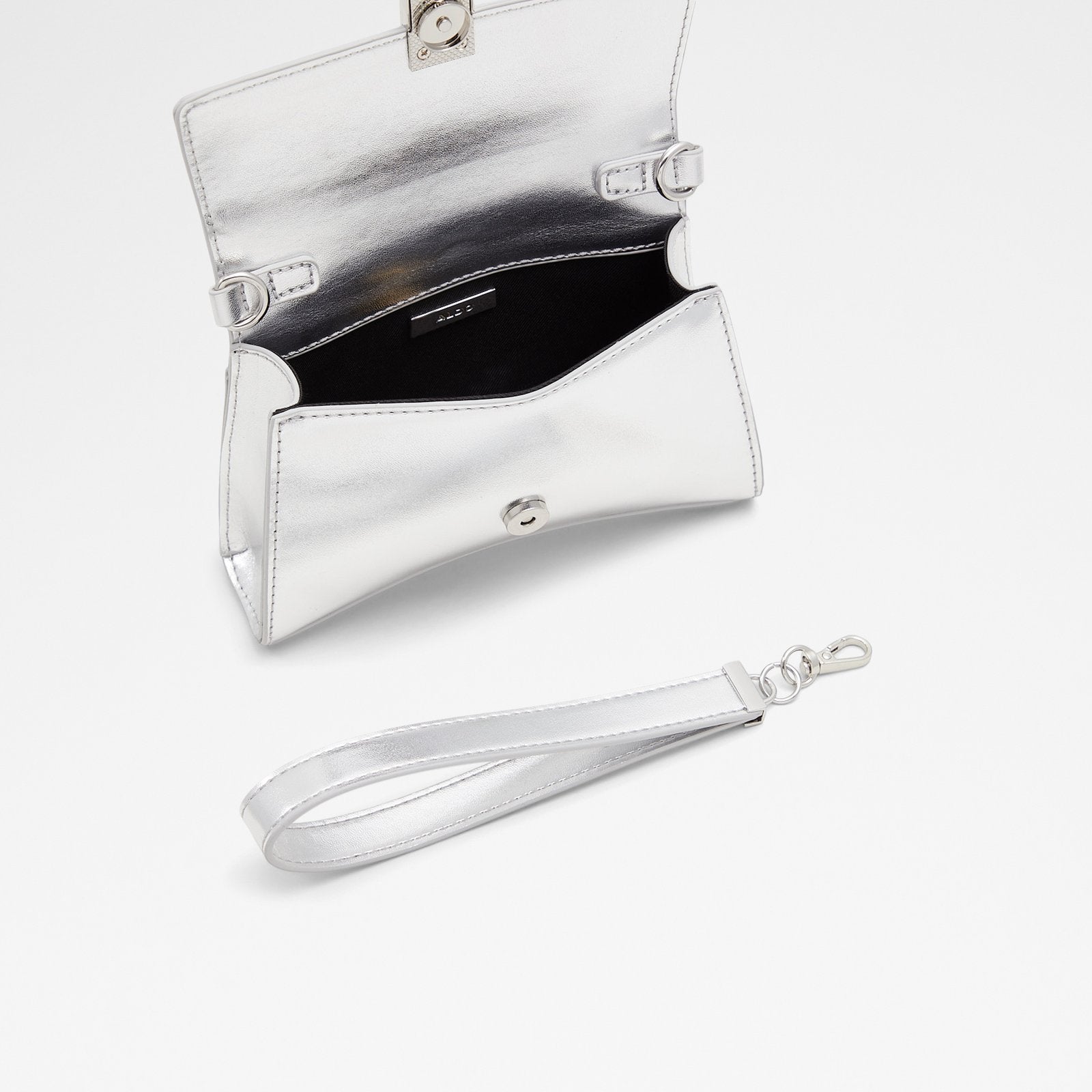 Cleeo / Clutch Bag Bag - Silver - ALDO KSA