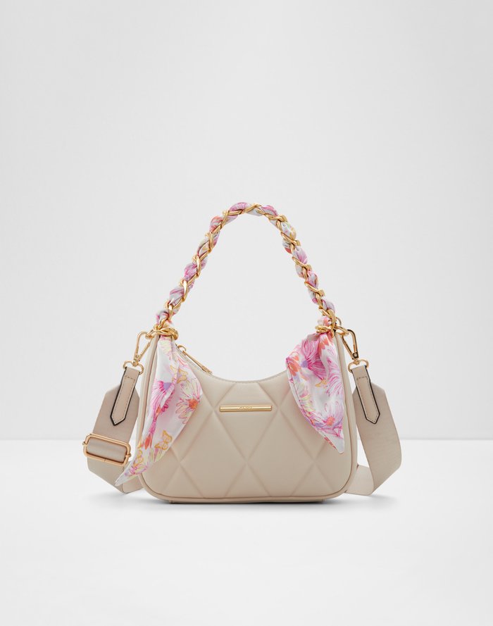 White Community Handbags