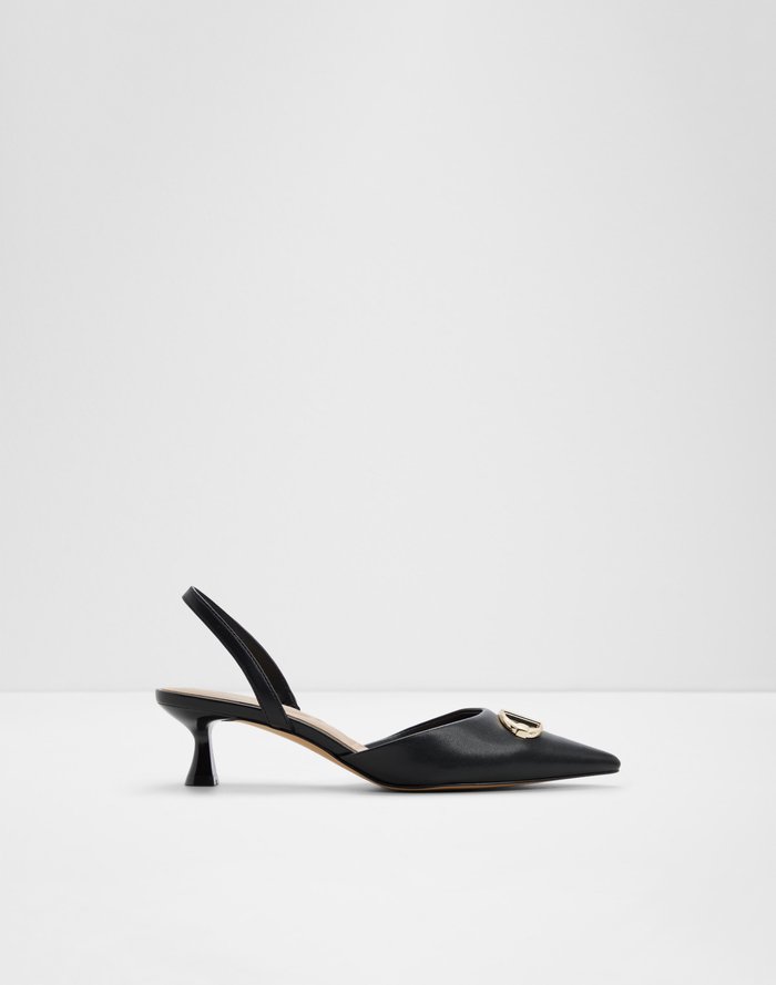 Black Delicate Ladies Footwear