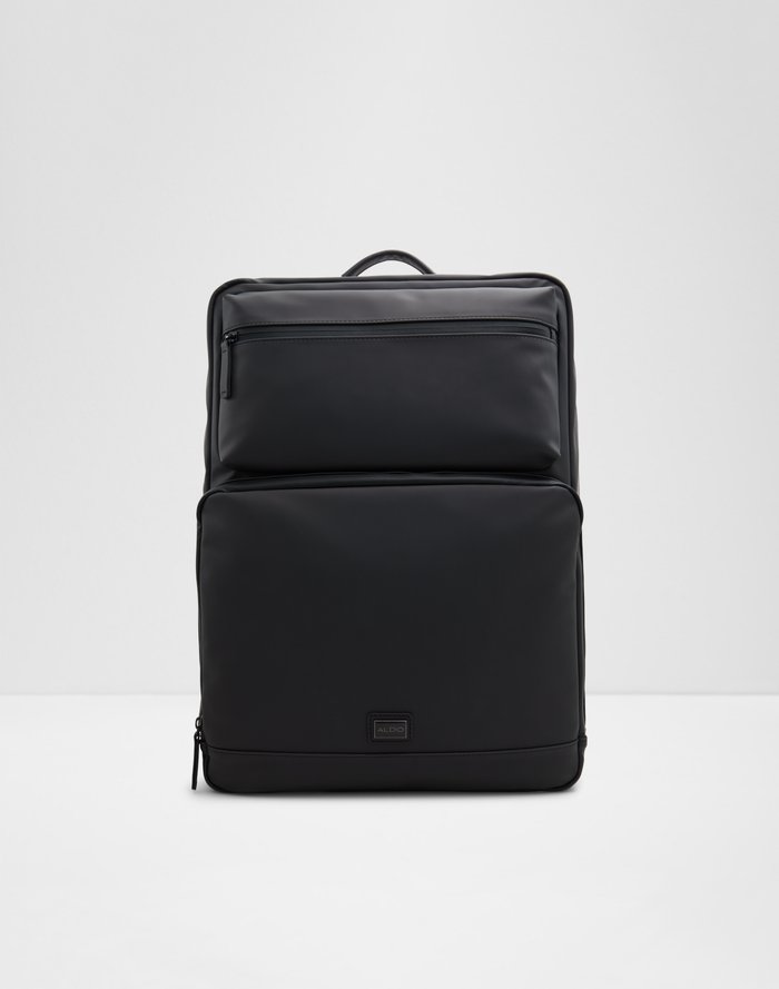 aldo leather laptop backpack Demetri | Open Black Backpack