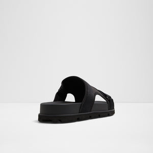 Open Black Deniels Men Footwear