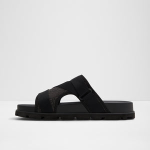 Open Black Deniels Men Footwear