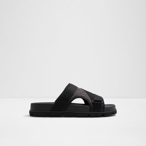 Open Black Deniels Men Footwear