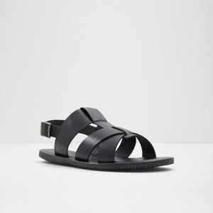 Educien / Flat Sandals Men Shoes - Black - ALDO KSA