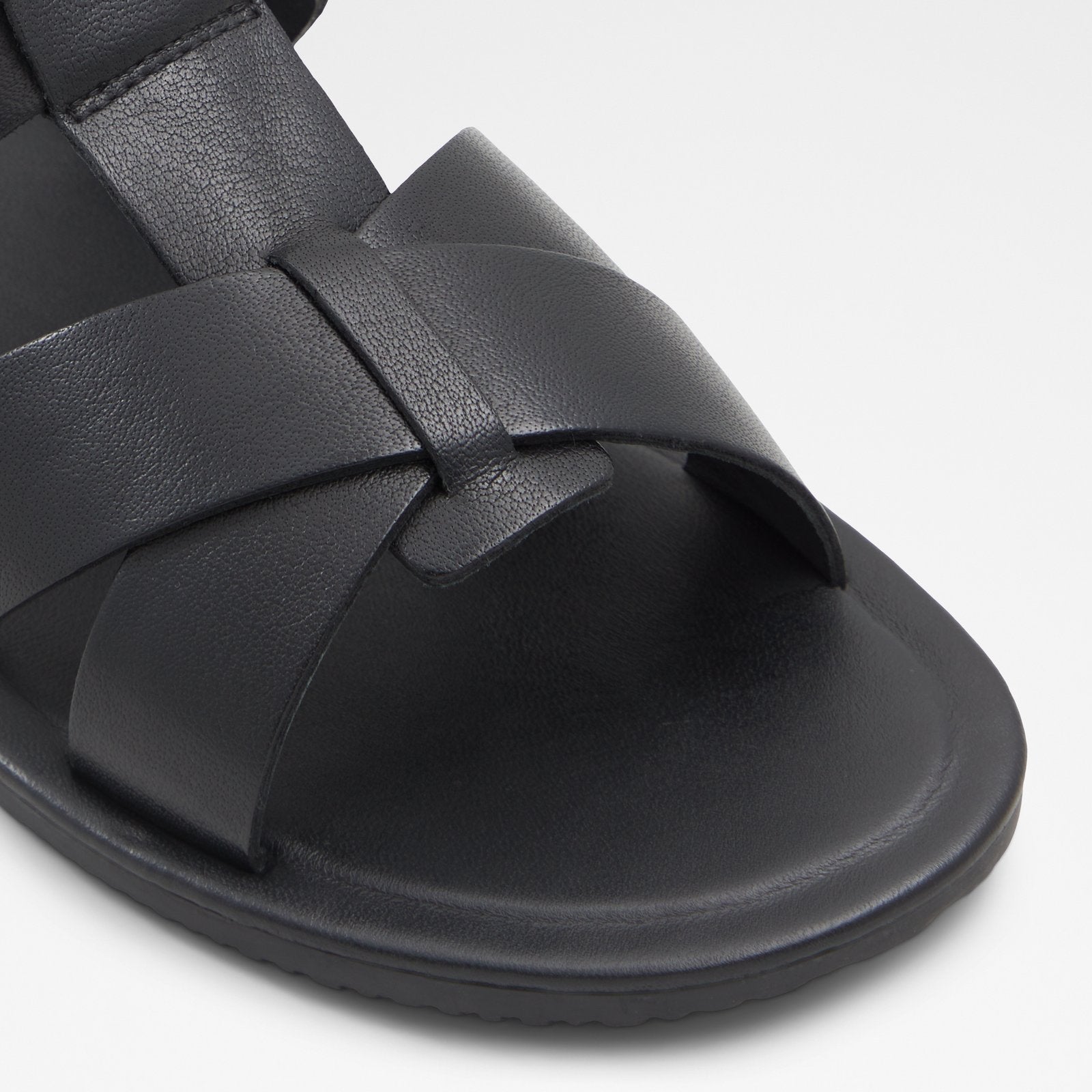 Educien / Flat Sandals Men Shoes - Black - ALDO KSA