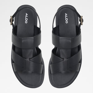 Educien / Flat Sandals Men Shoes - Black - ALDO KSA