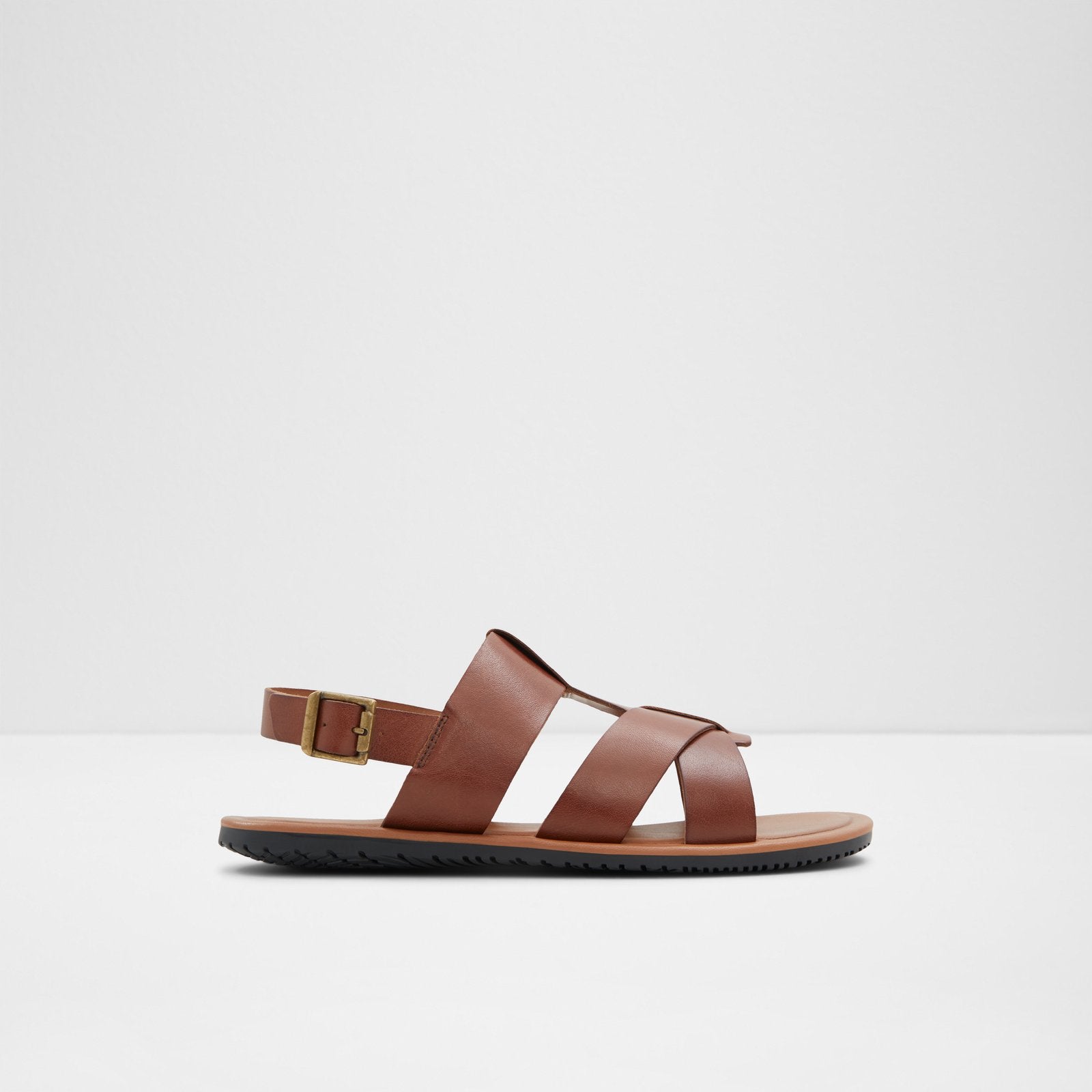 Educien / Flat Sandals Men Shoes - Cognac - ALDO KSA