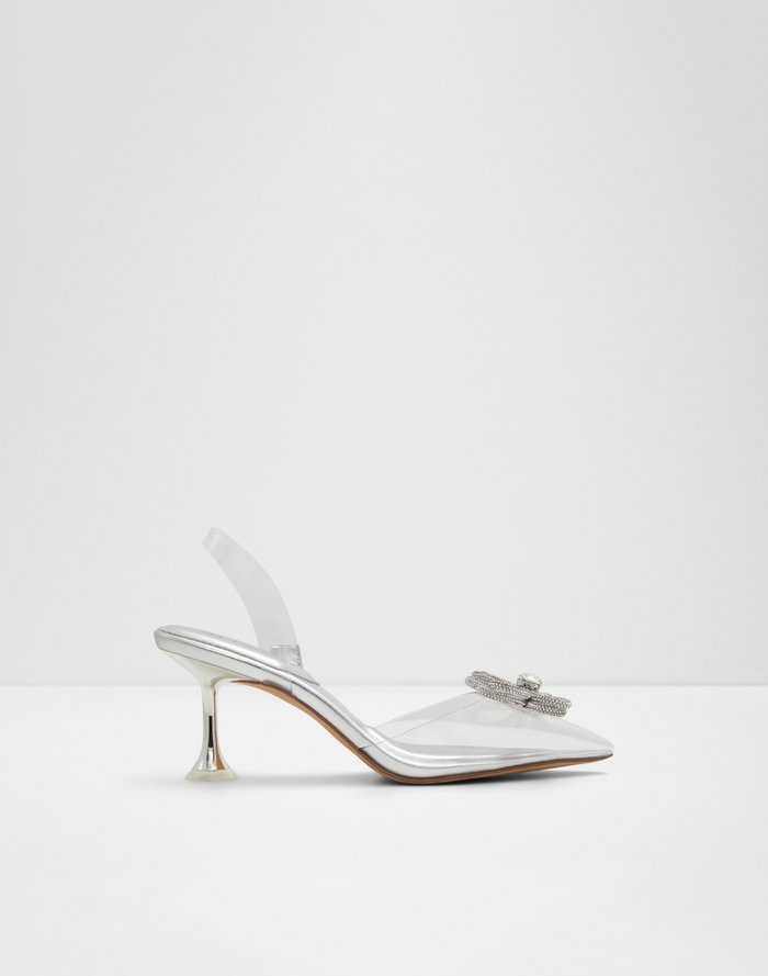 Ekoia / Heeled Women Shoes - Silver - ALDO KSA
