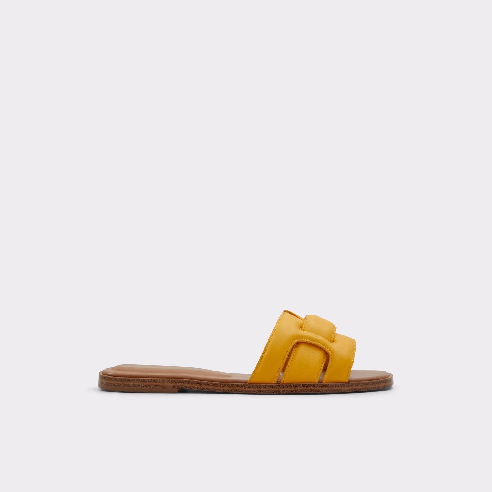 Elenaa / Flat Sandals Women Shoes - Bright Yellow - ALDO KSA