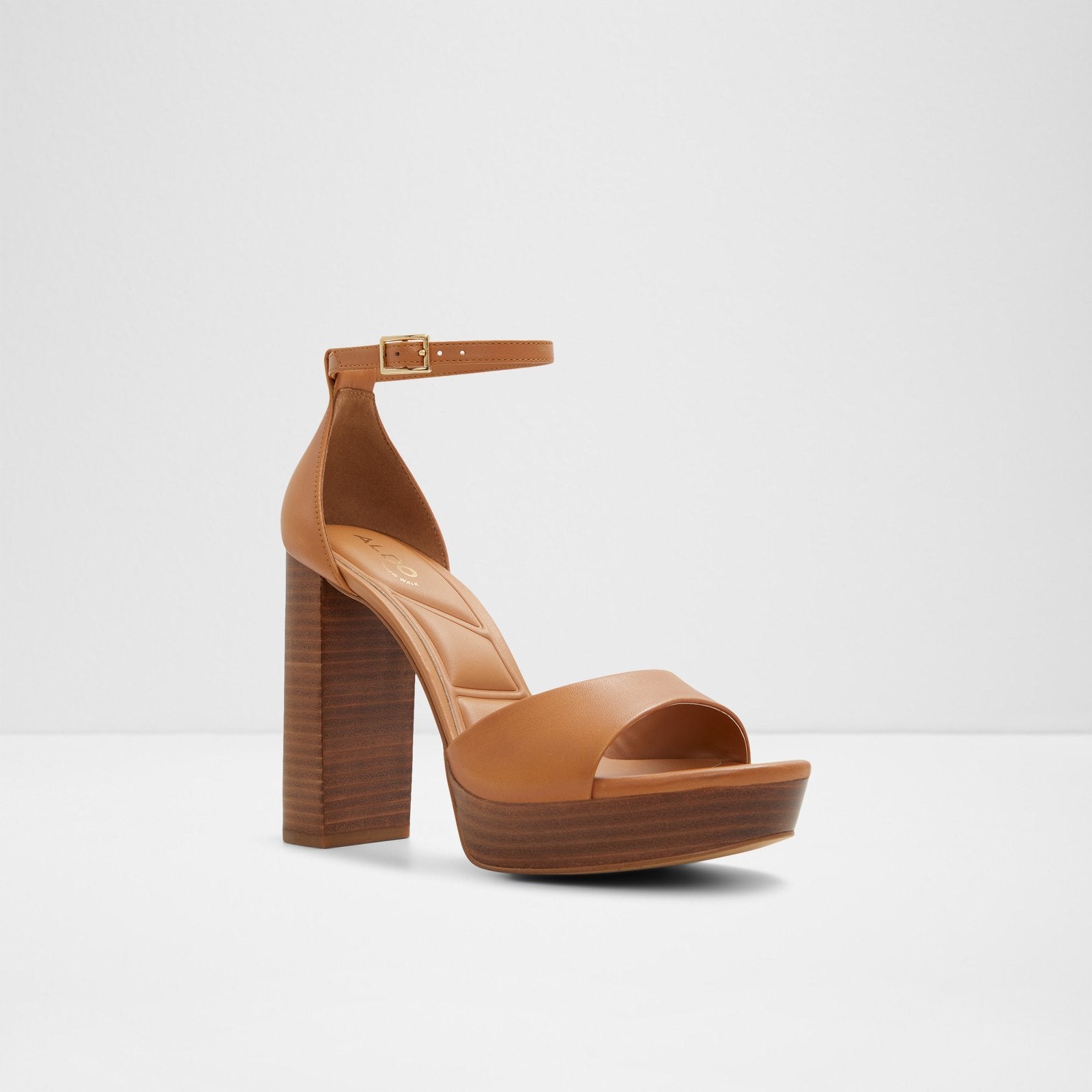 Enaegyn2.0 / Heeled Sandals Women Shoes - Light Brown - ALDO KSA