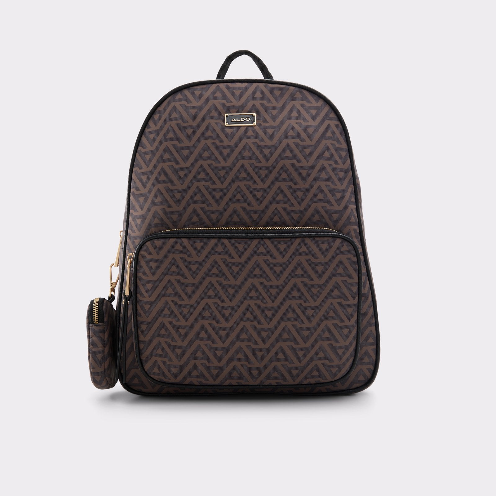 Faraly | Brown Overflow Backpack