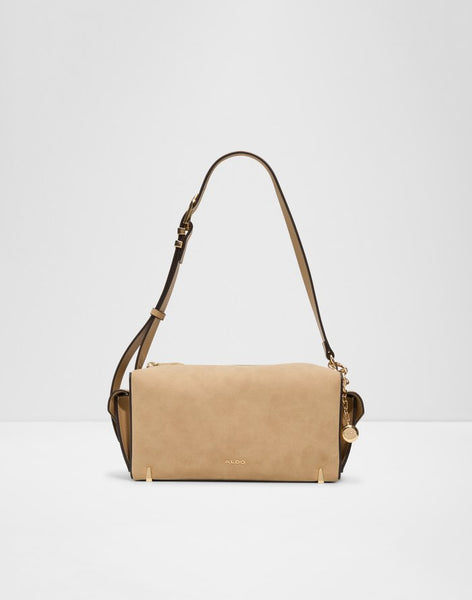 Ganeva Beige Shoulder Handbag by Aldo