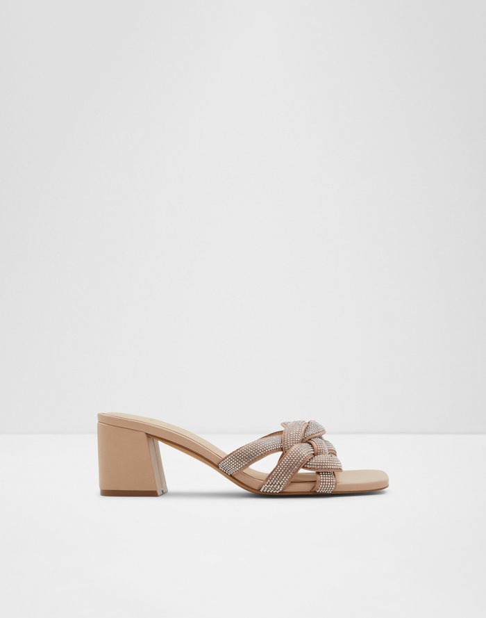 Grandly / Heeled Sandals Women Shoes - Bone - ALDO KSA