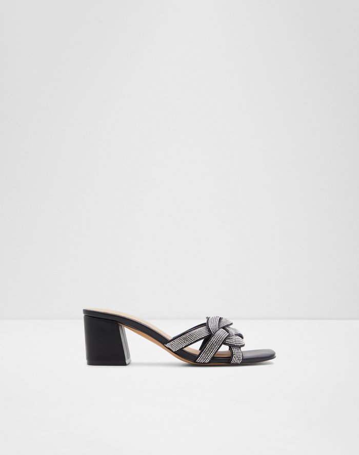 Grandly / Heeled Sandals Women Shoes - Black - ALDO KSA