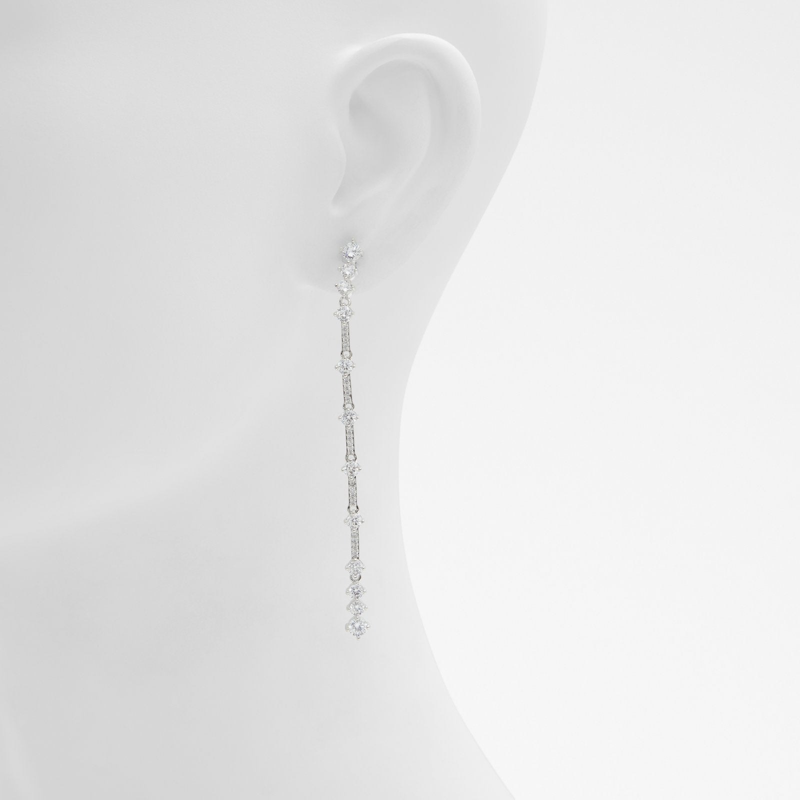 Griasa / Earring Accessory - Silver-Clear Multi - ALDO KSA