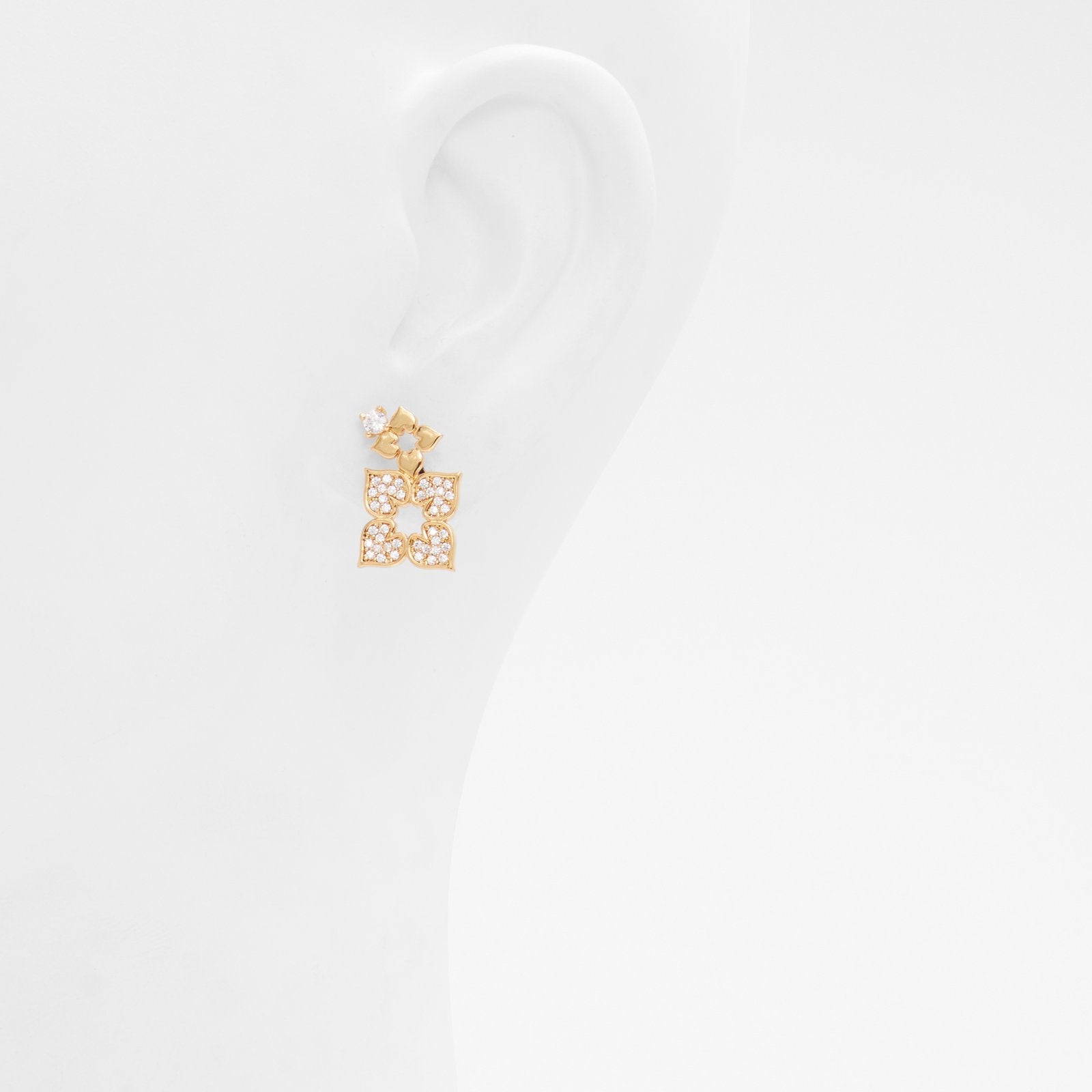 Iconilov / Earring Accessory - Gold-Clear Multi - ALDO KSA