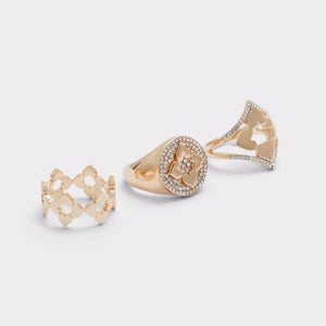 Iconiring / Ring Accessory - Gold-Clear Multi - ALDO KSA