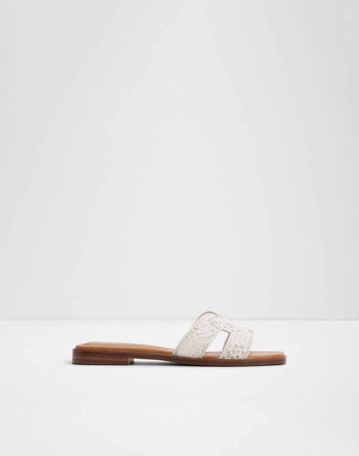 White/Bone Itsandal Ladies Footwear