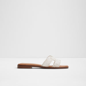 White/Bone Itsandal Ladies Footwear