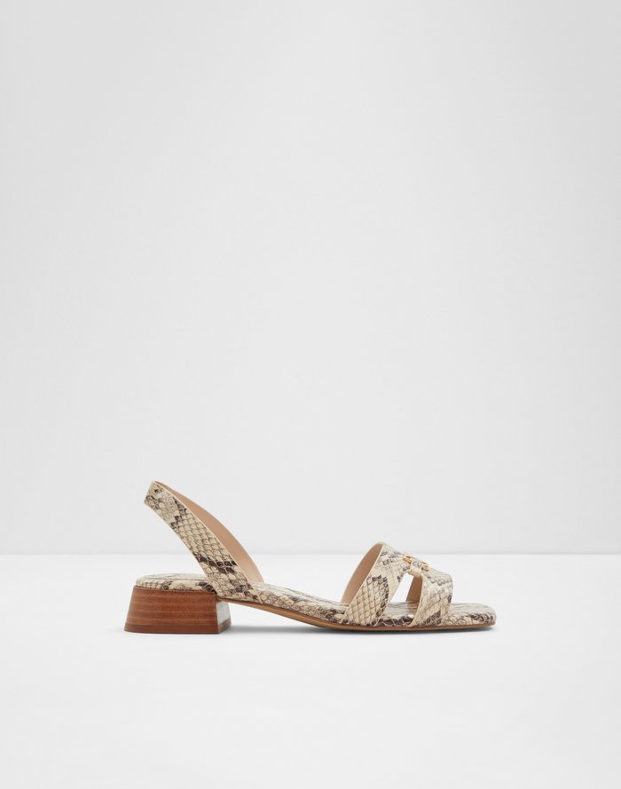 Jinane / Heeled Sandals Women Shoes - Natural - ALDO KSA