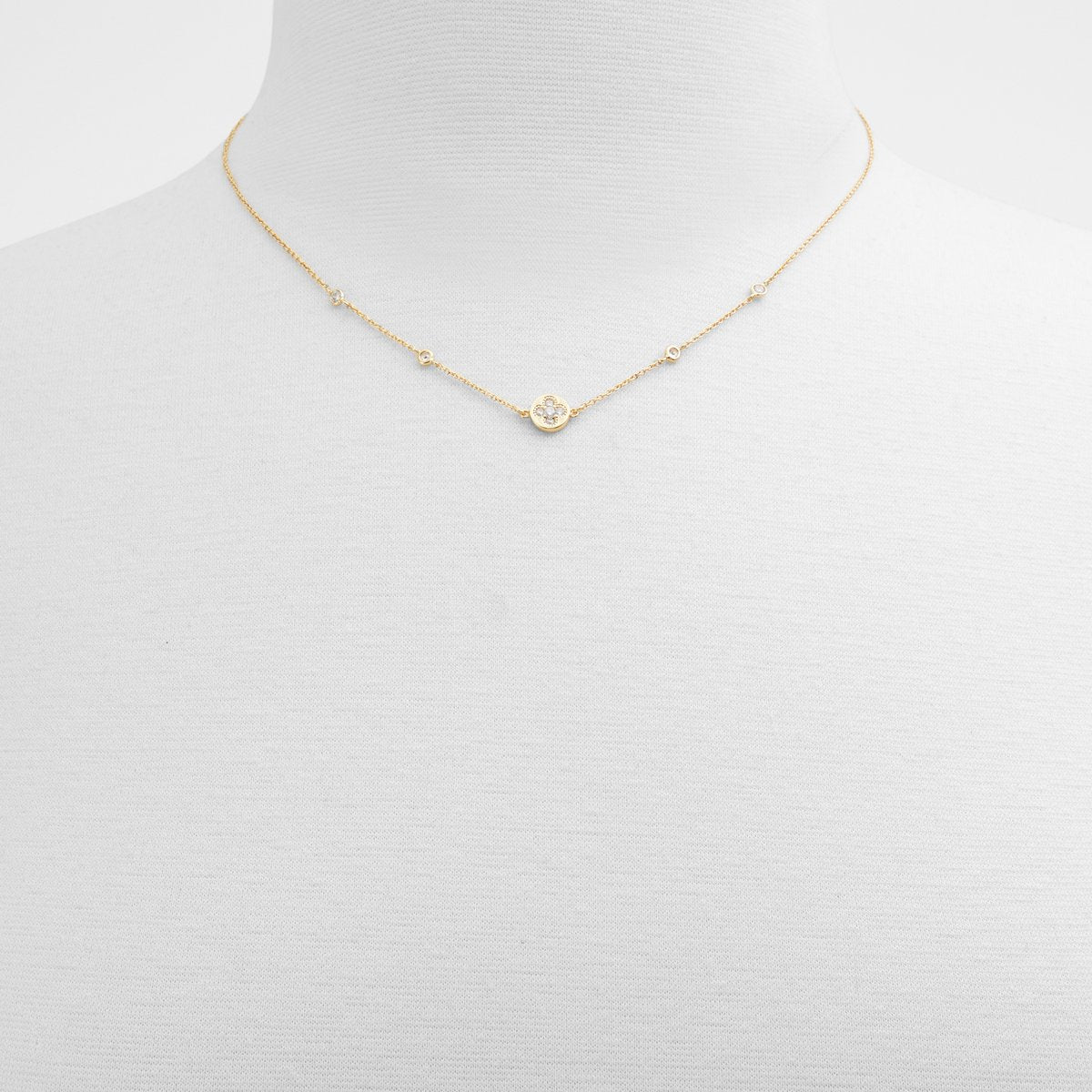 Kainia / Necklace Accessory - Gold-Clear Multi - ALDO KSA