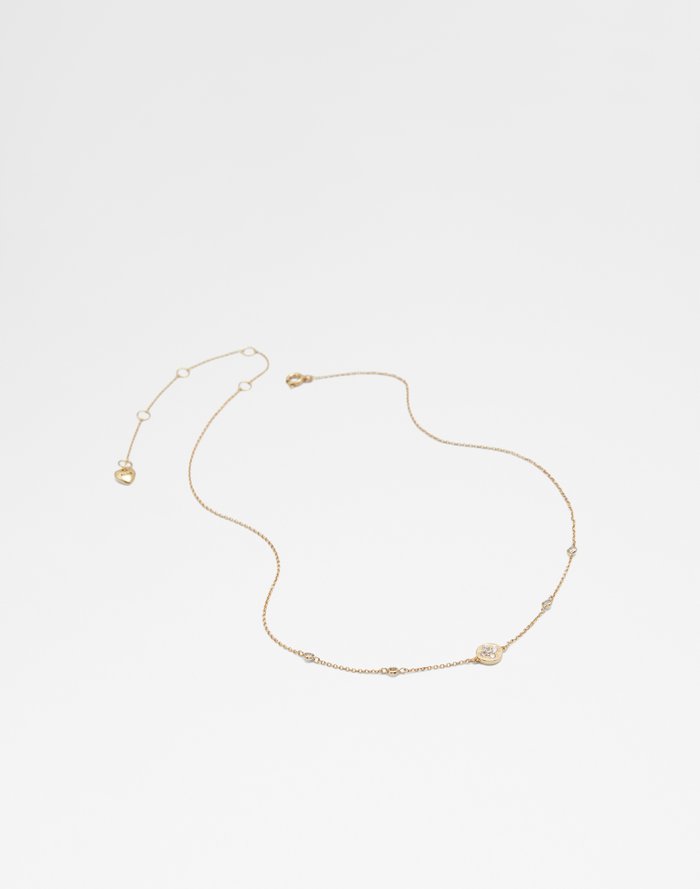 Kainia / Necklace Accessory - Gold-Clear Multi - ALDO KSA