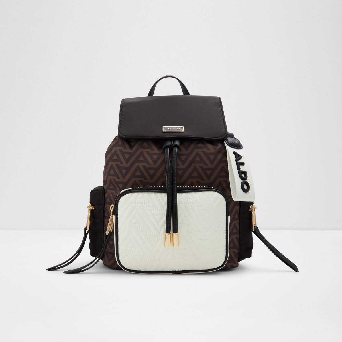 Kaptai | White-Black Backpack