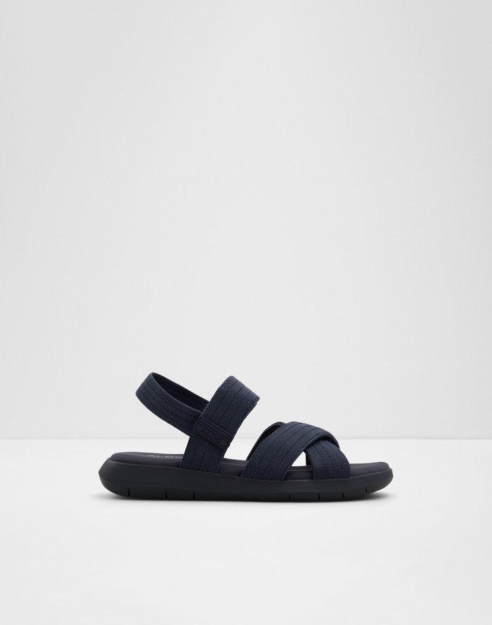 Kev / Flat Sandals Men Shoes - Navy - ALDO KSA