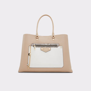 Kristine / Tote Bag Bag - Beige Overflow - ALDO KSA