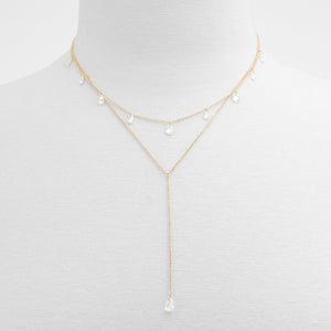 Lagrima / Necklace Accessory - Gold-Clear Multi - ALDO KSA