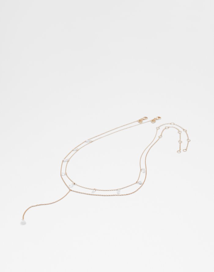 Lagrima / Necklace Accessory - Gold-Clear Multi - ALDO KSA