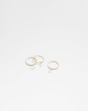 Lagrimi / Ring Accessory - Gold-Clear Multi - ALDO KSA