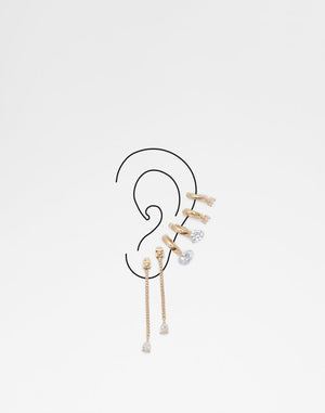 Lagrimitas / Earring Accessory - Gold-Clear Multi - ALDO KSA