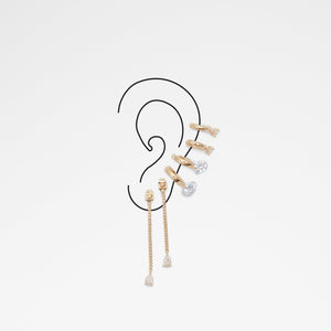 Lagrimitas / Earring Accessory - Gold-Clear Multi - ALDO KSA