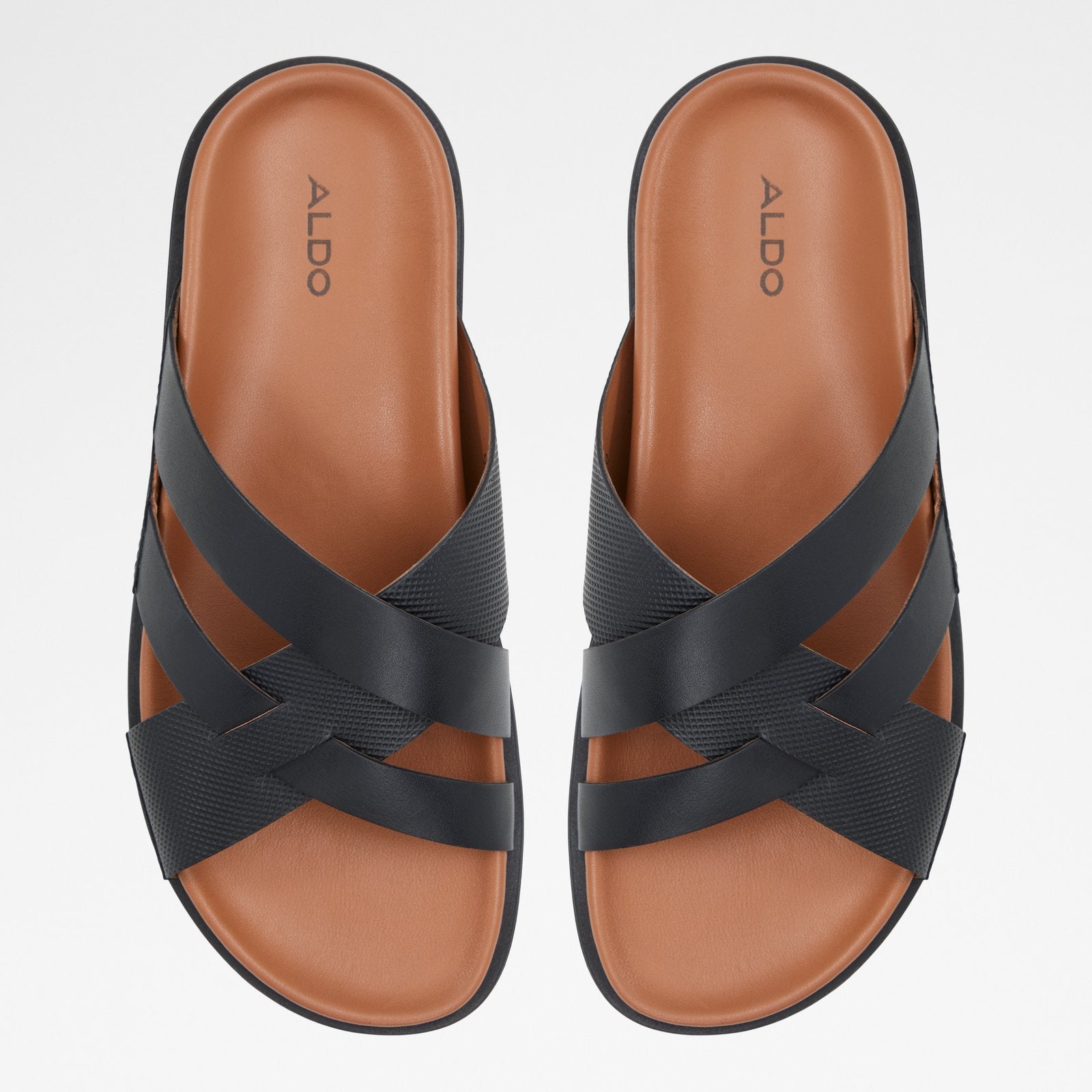 Laraerien / Flat Sandals Men Shoes - Black - ALDO KSA