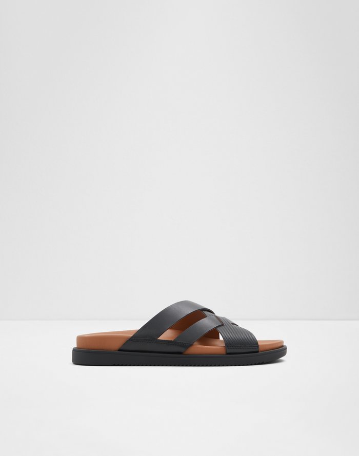 Laraerien / Flat Sandals Men Shoes - Black - ALDO KSA