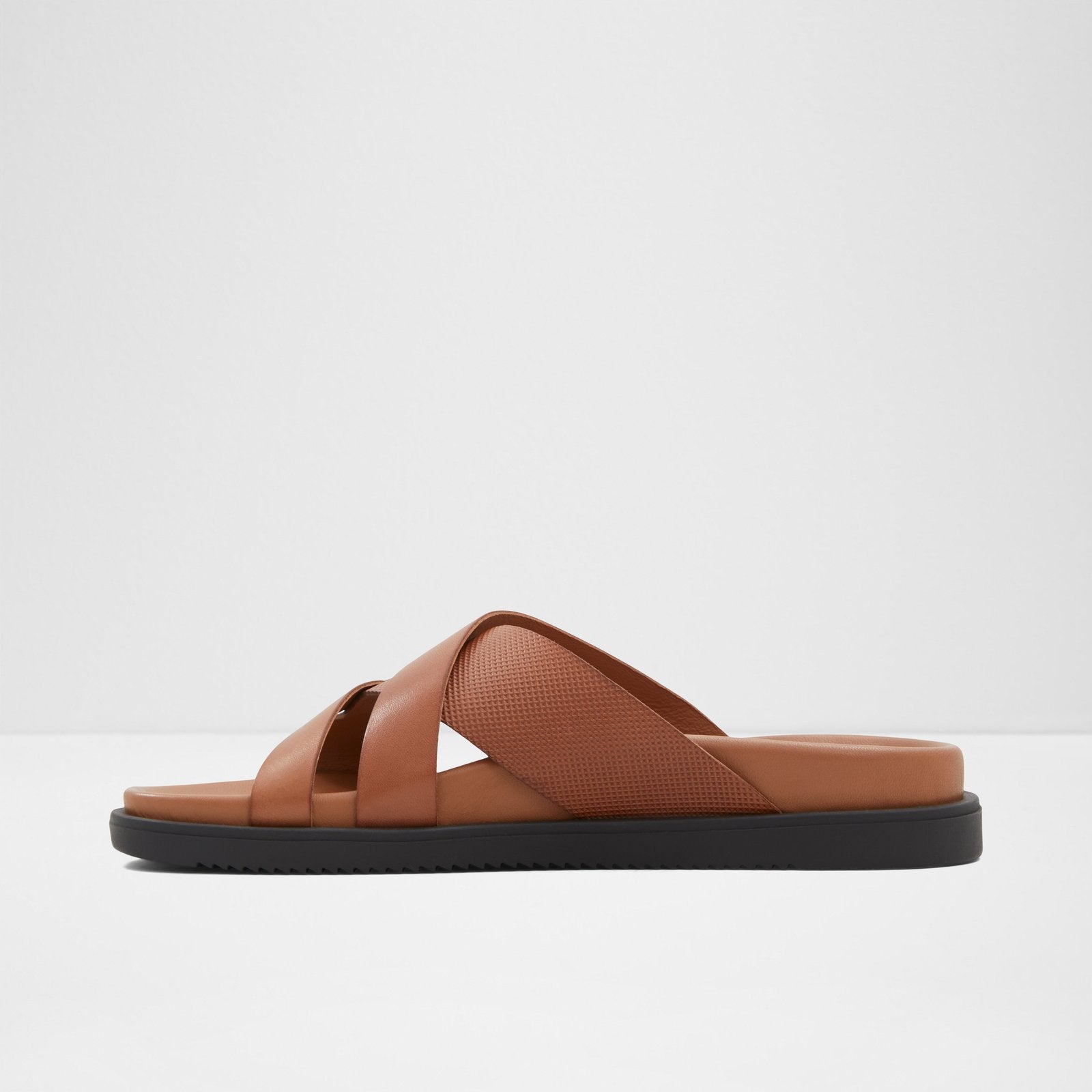 Laraerien / Flat Sandals Men Shoes - Cognac - ALDO KSA