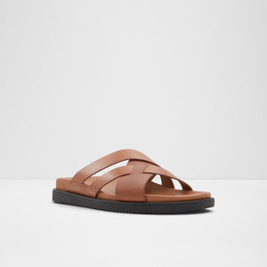 Laraerien / Flat Sandals Men Shoes - Cognac - ALDO KSA