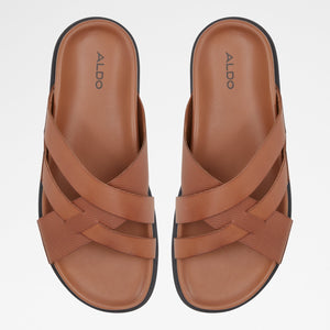 Laraerien / Flat Sandals Men Shoes - Cognac - ALDO KSA