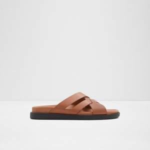 Laraerien / Flat Sandals Men Shoes - Cognac - ALDO KSA