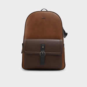 aldo brown leather backpack Margoni | Dark Brown Backpack