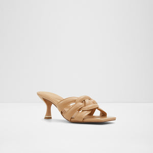 Maria / Heeled Sandals Women Shoes - Dark Beige - ALDO KSA